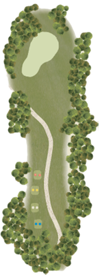 Hole 13 Hope layout
