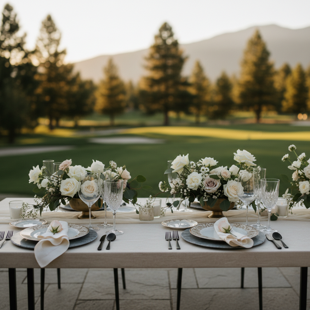 Elegant event setup