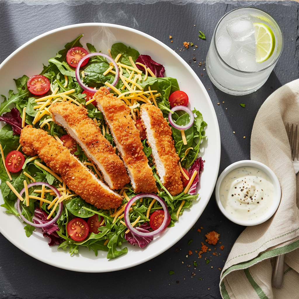 Crispy Chicken Salad