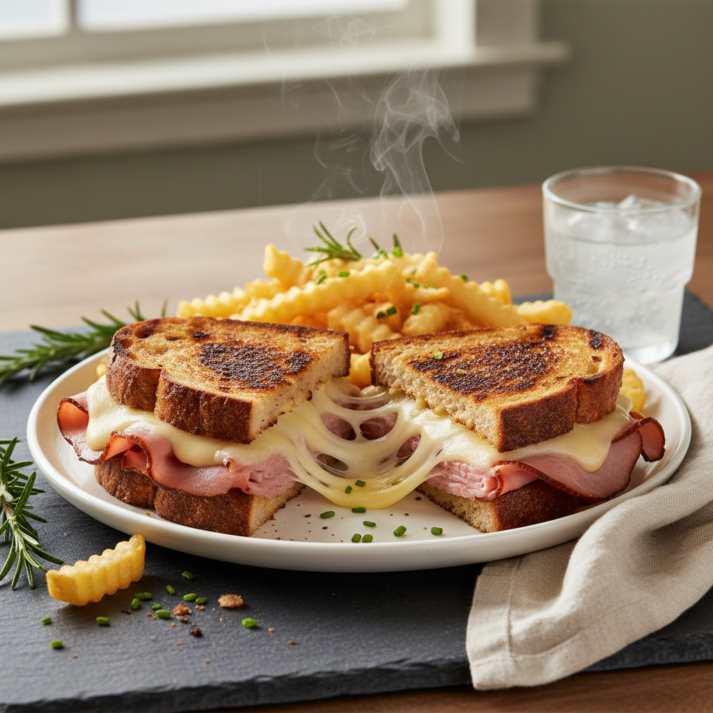 Grilled Ham & Cheese
